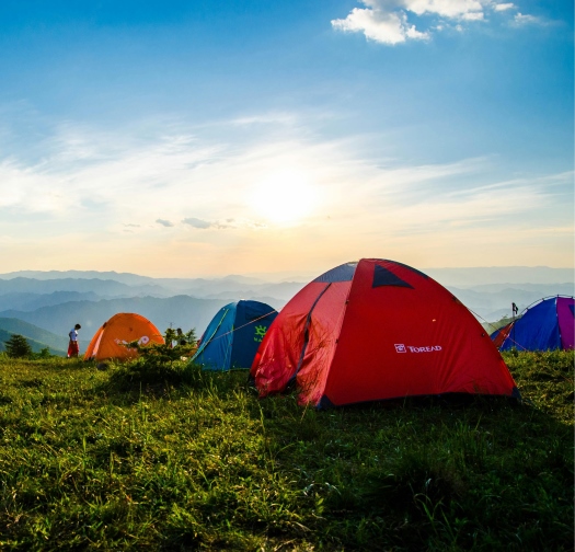 Tents + fire + stars in Jaipur